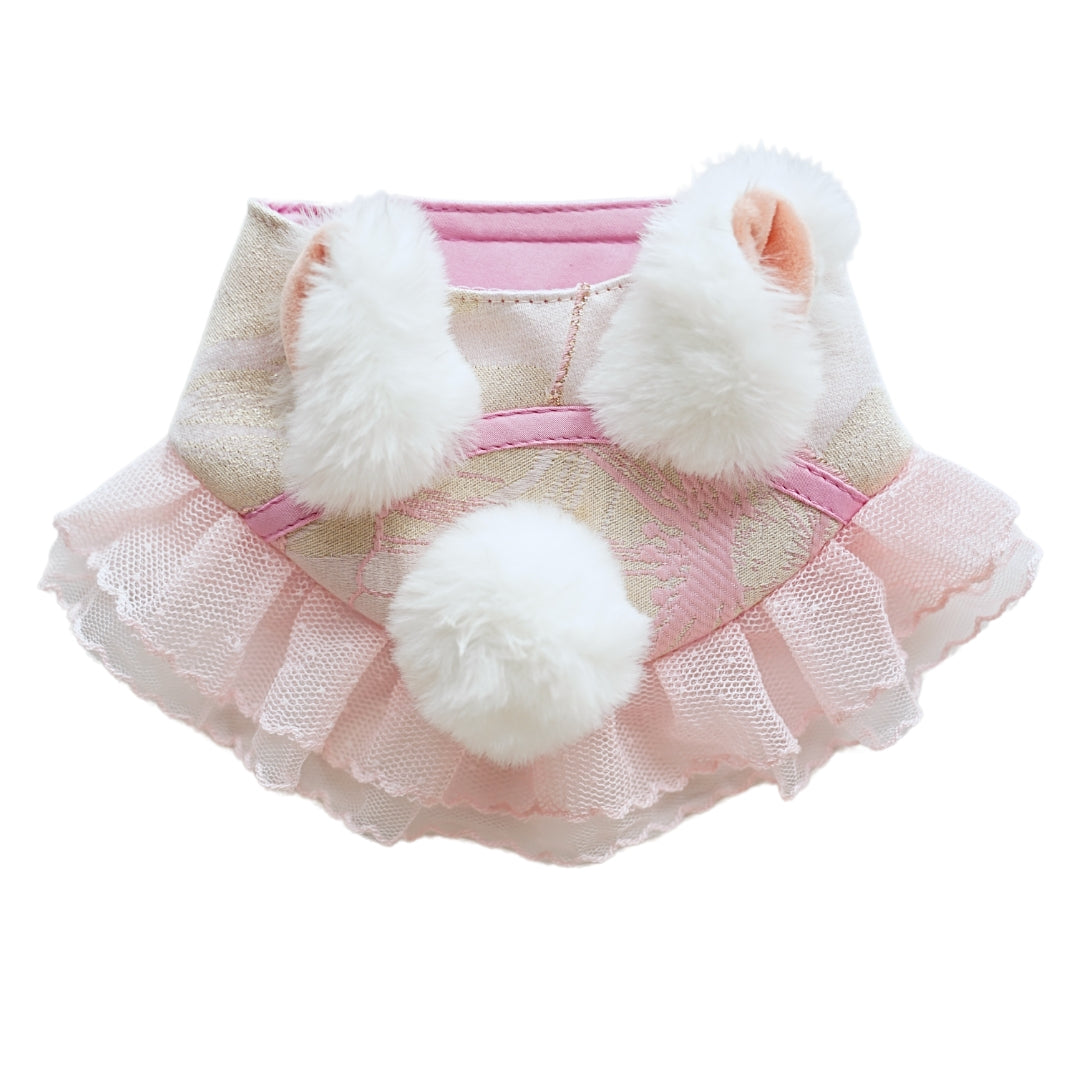 Rabbit Bib – Mid-Autumn Festival Jade Rabbit Neck Bib for Pets