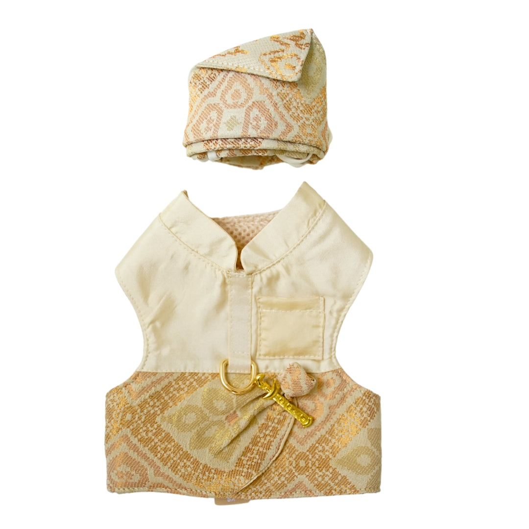 Baju Melayu Harness - Traditional Baju Melayu Pet Harness