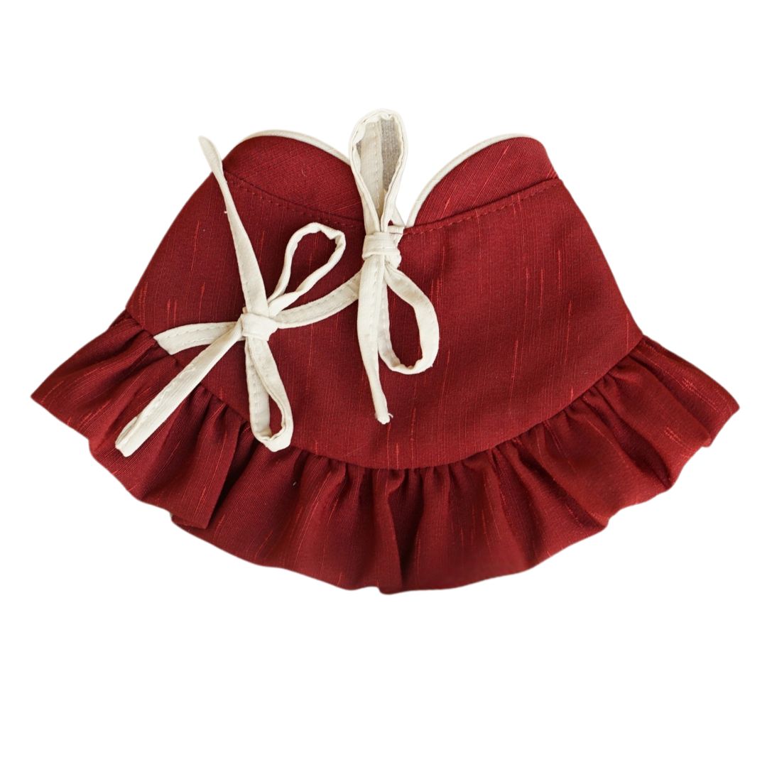 Yat Yat Qipao - Chinese New Year Ruffled Neck Bib for Pets