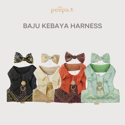 Tradisi Baju Kebaya Harness - Traditional Baju Kebaya Pet Harness