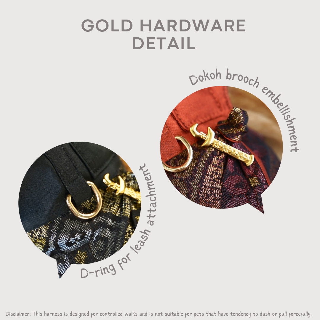 Baju Melayu Harness - Traditional Baju Melayu Pet Harness