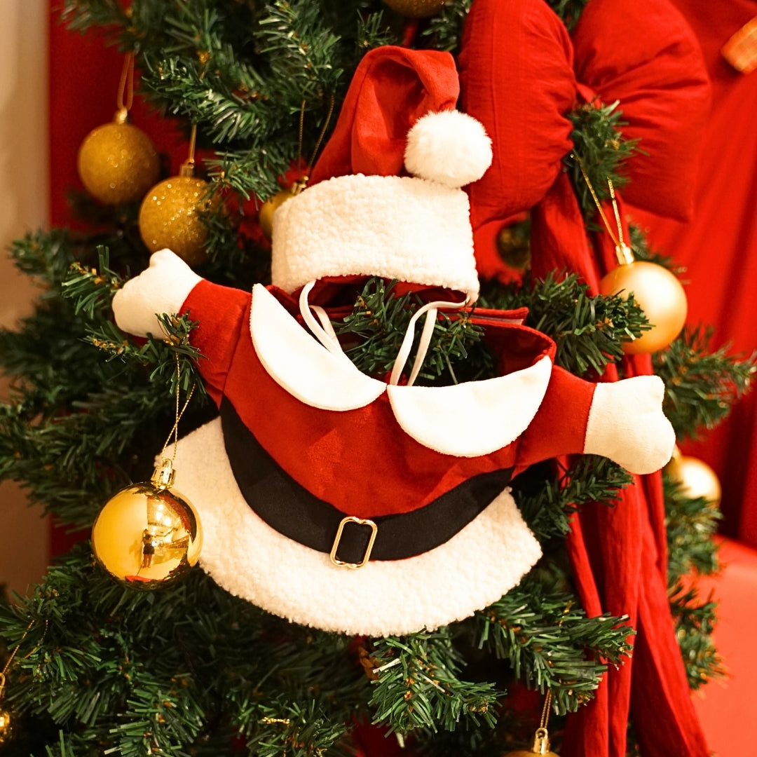 Santa & Snowman Bib - Funny Cute Christmas Neck Bib for Pets