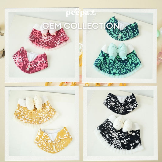 Gem Bib (Beach Collar Shirt Style) –  Casual Fashion Neck Bib for Pets