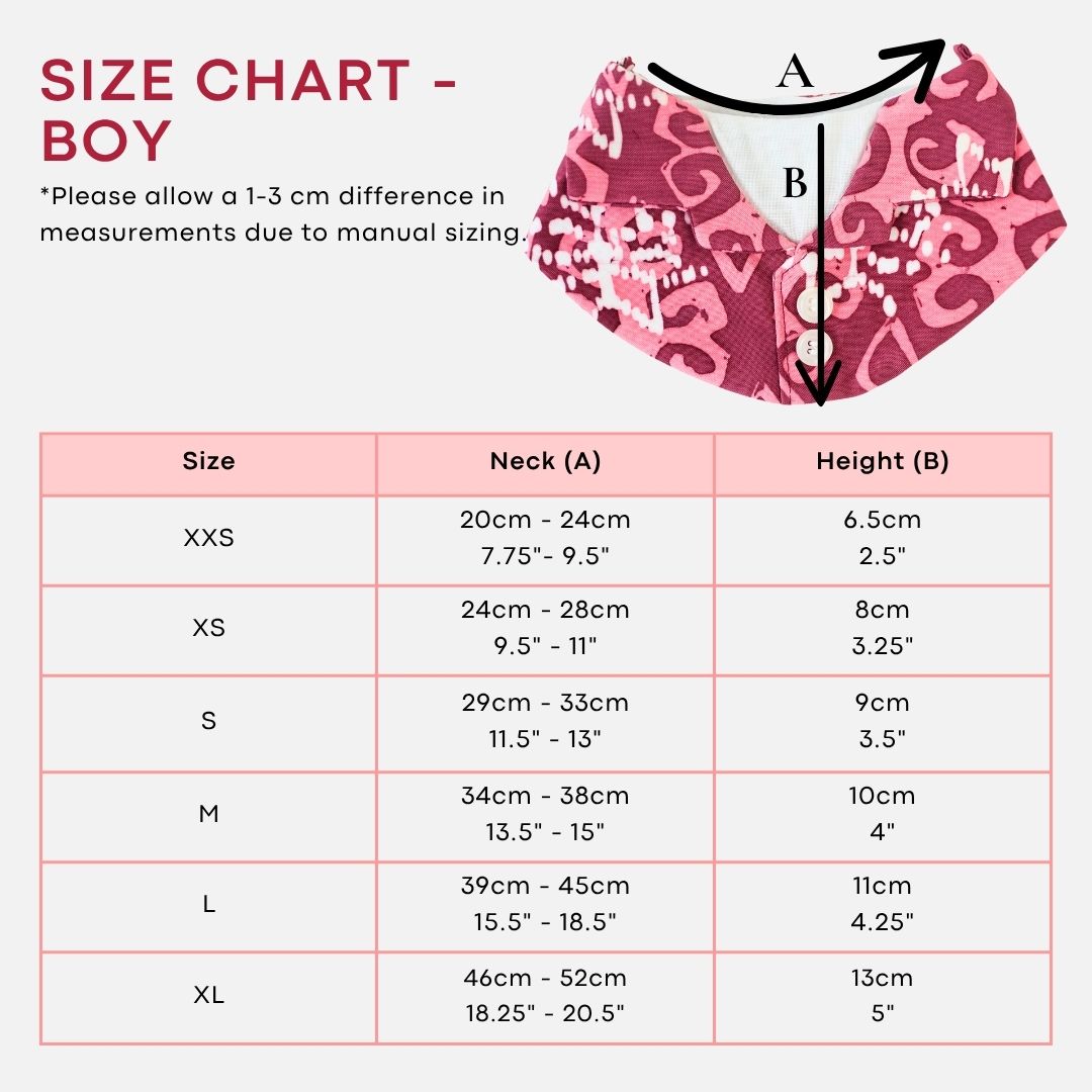 Gem Bib (Beach Collar Shirt Style) –  Casual Fashion Neck Bib for Pets